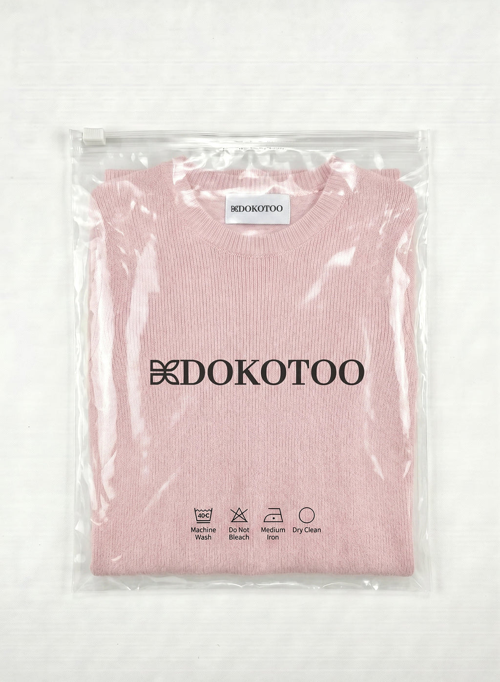 DOKOTOO Women's Pink Ribbed Knit Bodycon Mini Dress, Short Sleeve Casual Sweater Dress, Spring Everyday Outfit