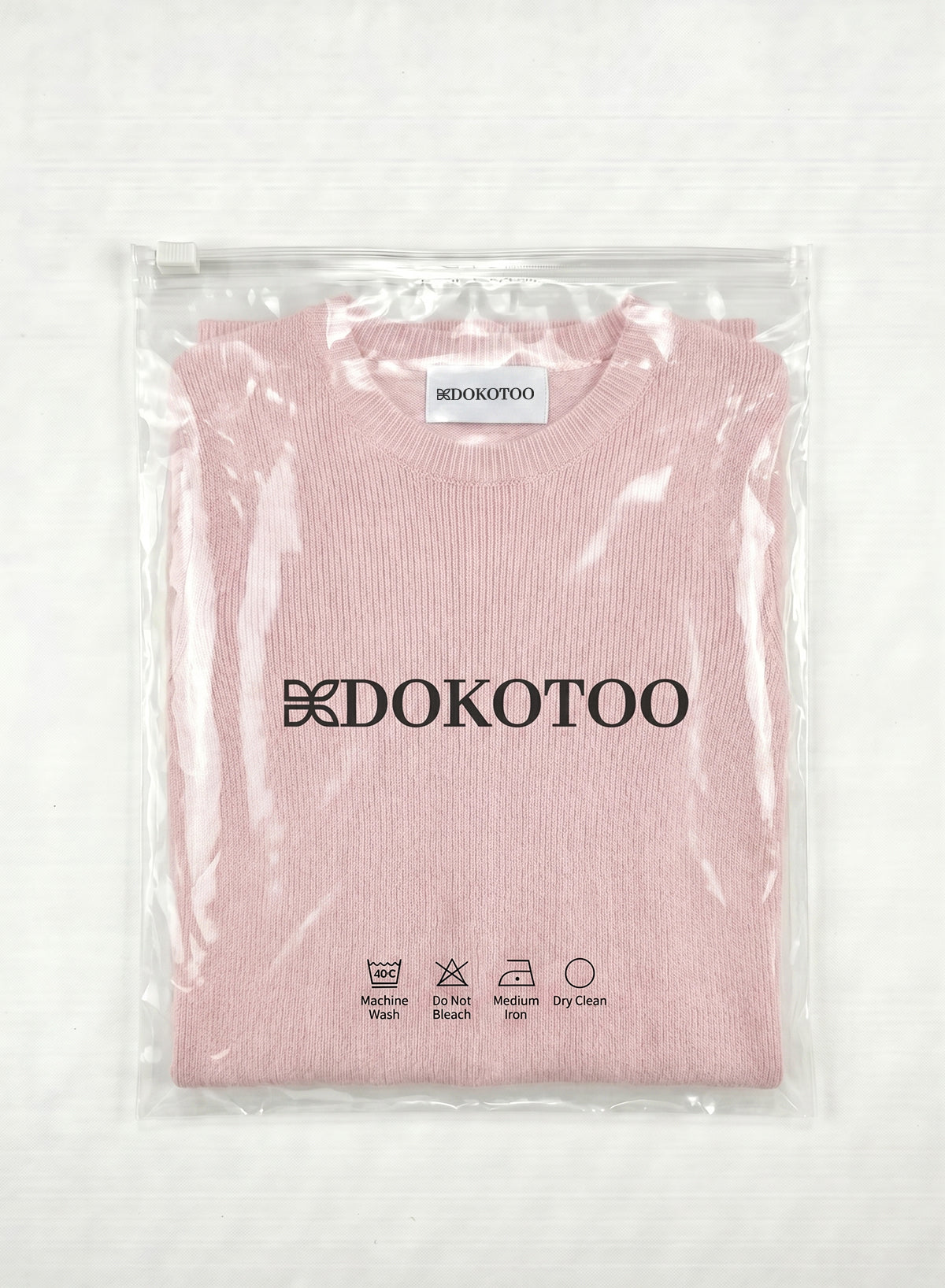 DOKOTOO Women's Pink Ribbed Knit Bodycon Mini Dress, Short Sleeve Casual Sweater Dress, Spring Everyday Outfit